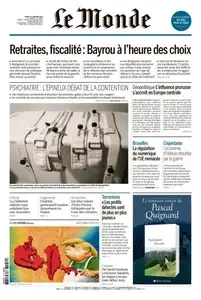 Le Monde du Mardi 14 Janvier 2025