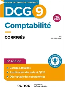 DCG 9 - Comptabilité : Corrigés 5e édition