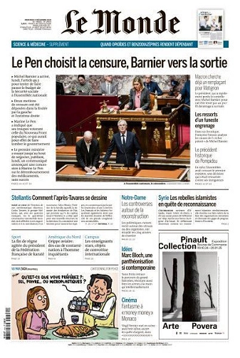 Le Monde du 04 Décembre 2024